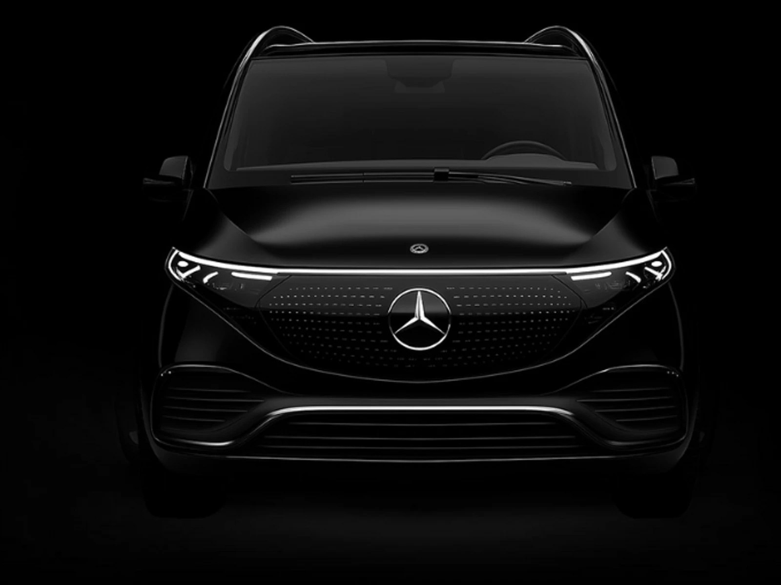 Mercedes-Benz EQV electric people carrier used for family and group chauffeur transfers