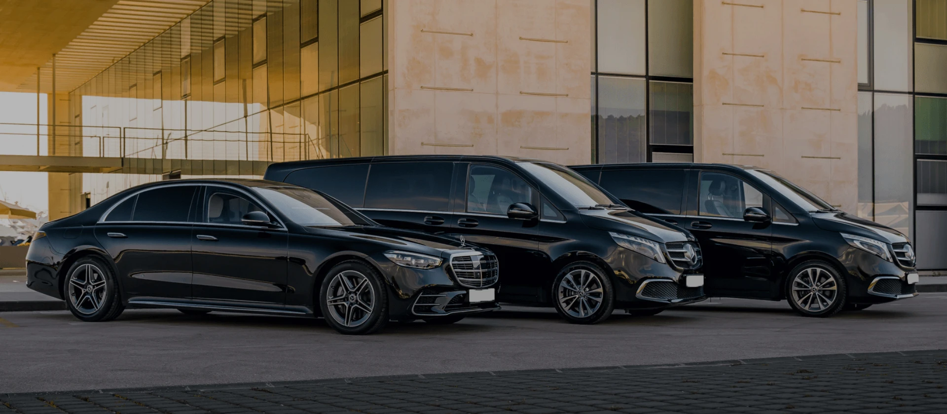 Lux Chauffeur electric Mercedes fleet lineup in Milton Keynes